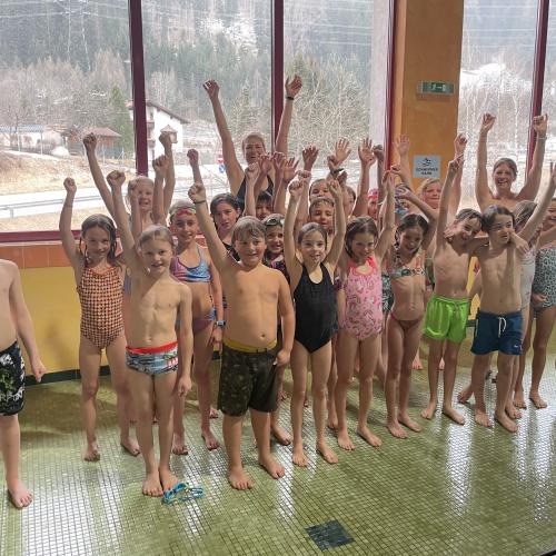 Gruppenfoto Schwimmen 