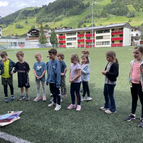 Siegerehrung 1. Schulstufe 