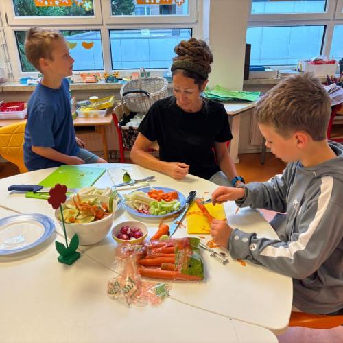 Gemüse schneiden 